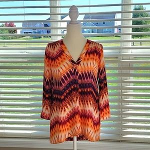A.n.a Boho 3/4 Sleeve Blouse XS
